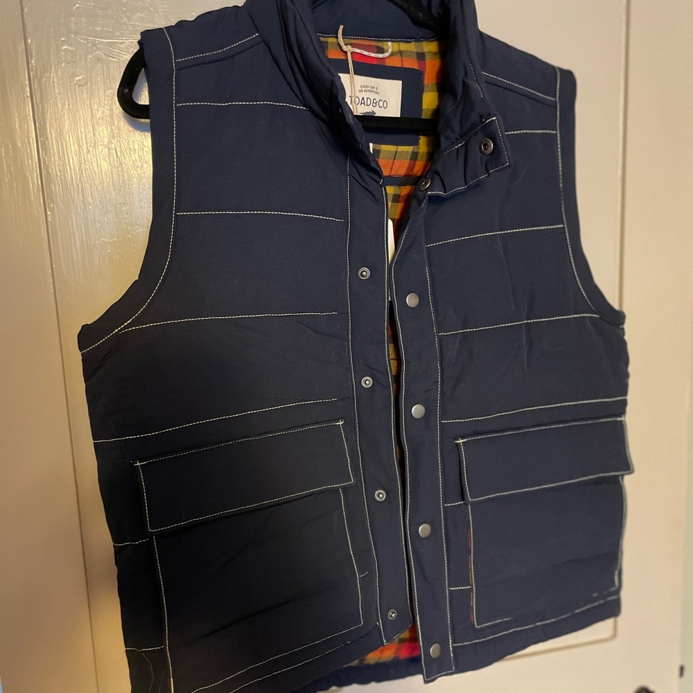 Toad&Co Dark Blue Padded Vest